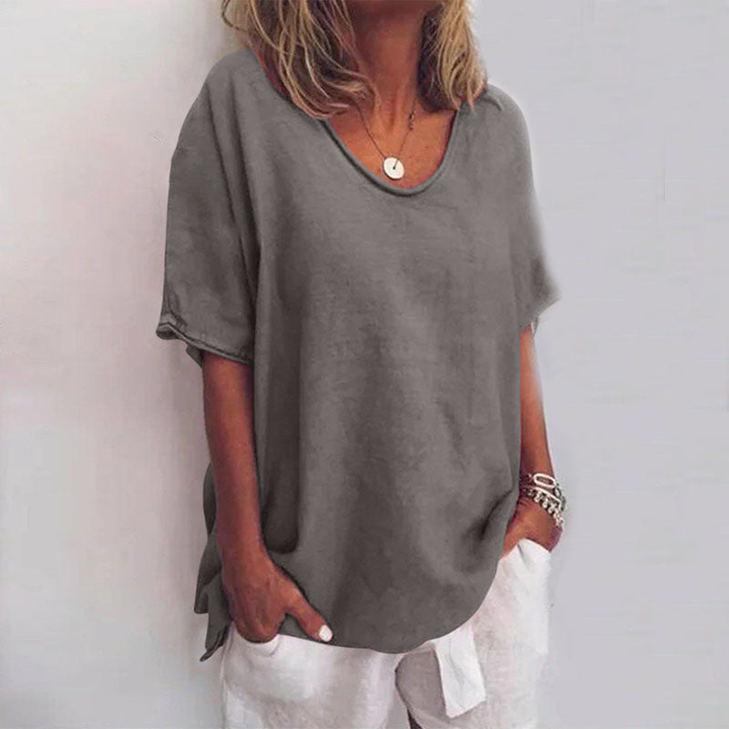 Casual and Comfortable V Neck Shirt for Women