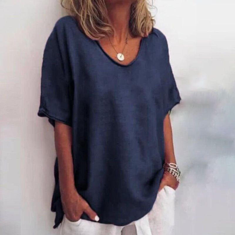 Casual and Comfortable V Neck Shirt for Women