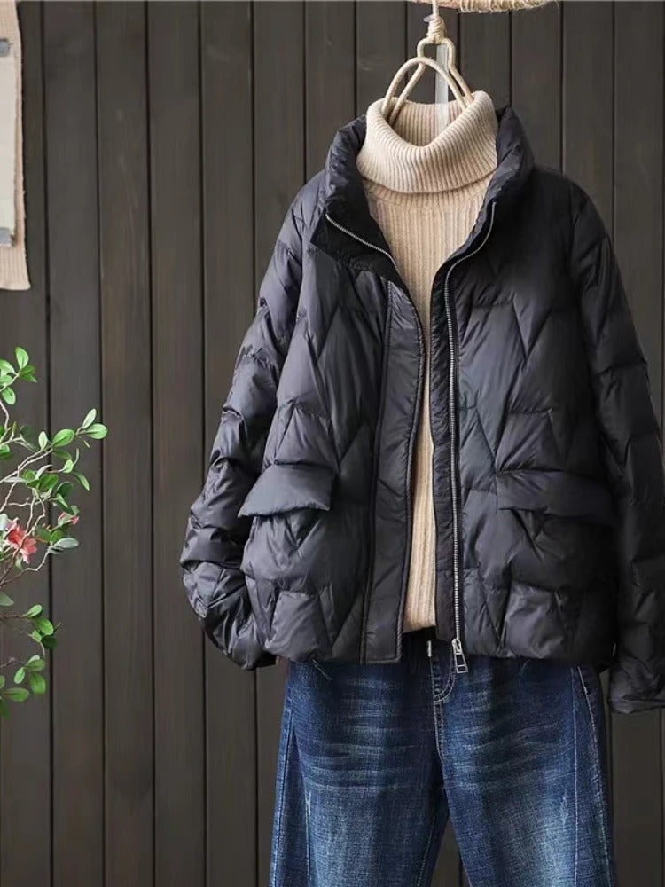 Lysse | Ultralight Padded Down Jacket With Stand-Up Collar For Women