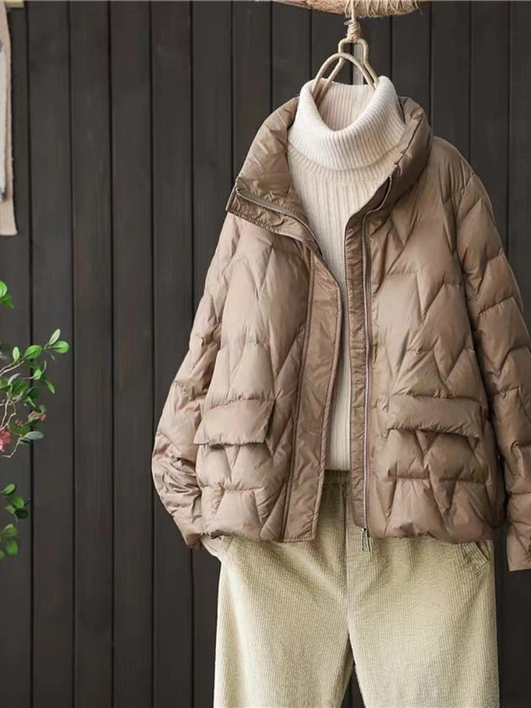 Lysse | Ultralight Padded Down Jacket With Stand-Up Collar For Women