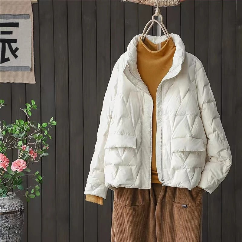 Lysse | Ultralight Padded Down Jacket With Stand-Up Collar For Women