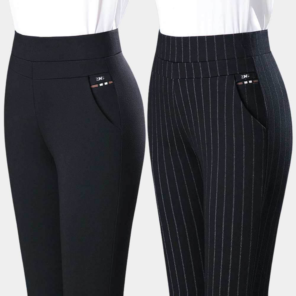 Stretch Pants for Women High Waist Pants for Elegant and Comfortable Looks