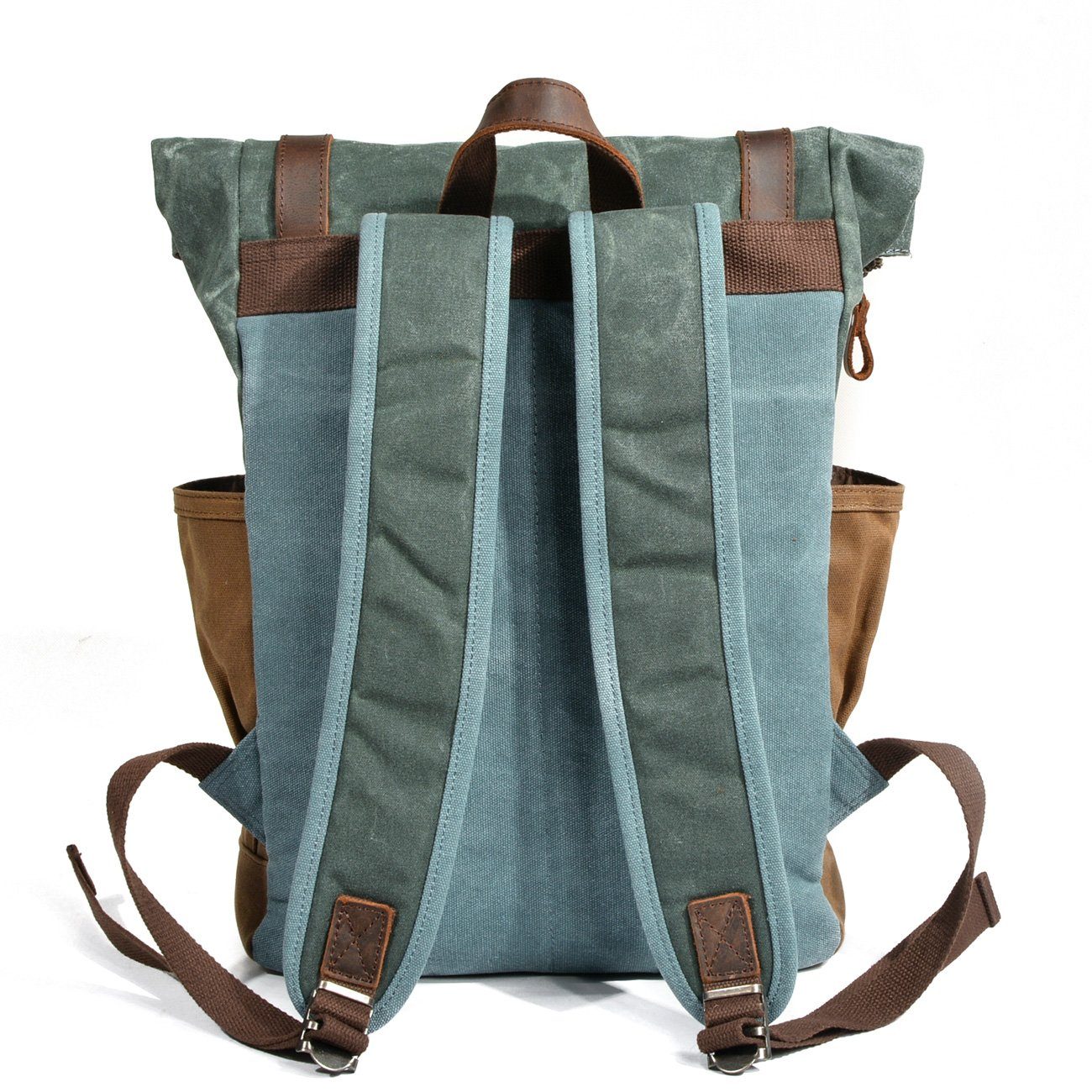 Canvas Rolltop Backpack - Lundastyle - Sustainable and Stylish for Adventurers