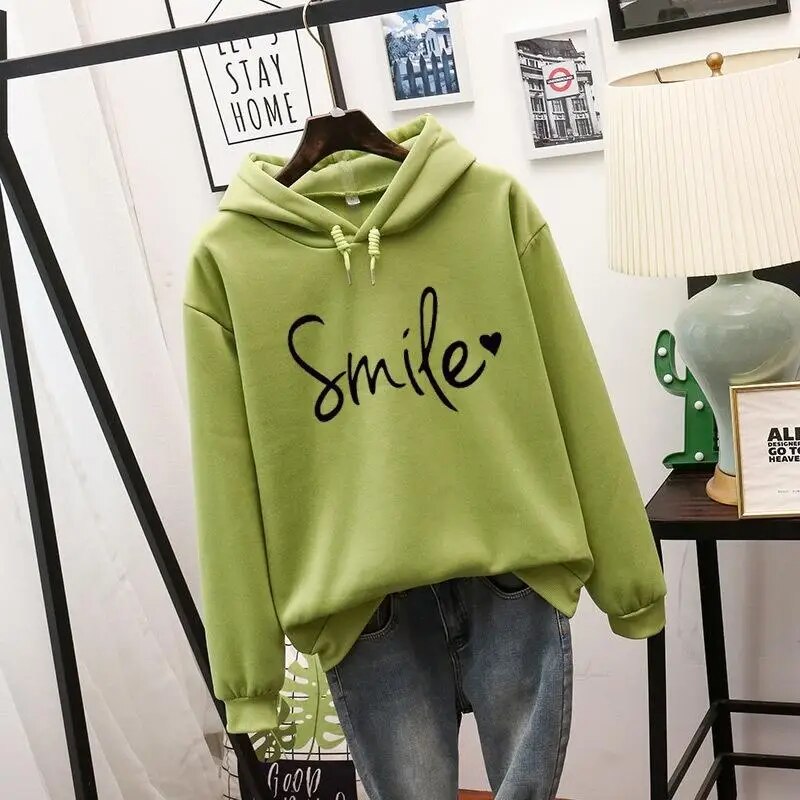 Lysse | Hoodie Comfortable Smile Graphic Hoodie - Lysse