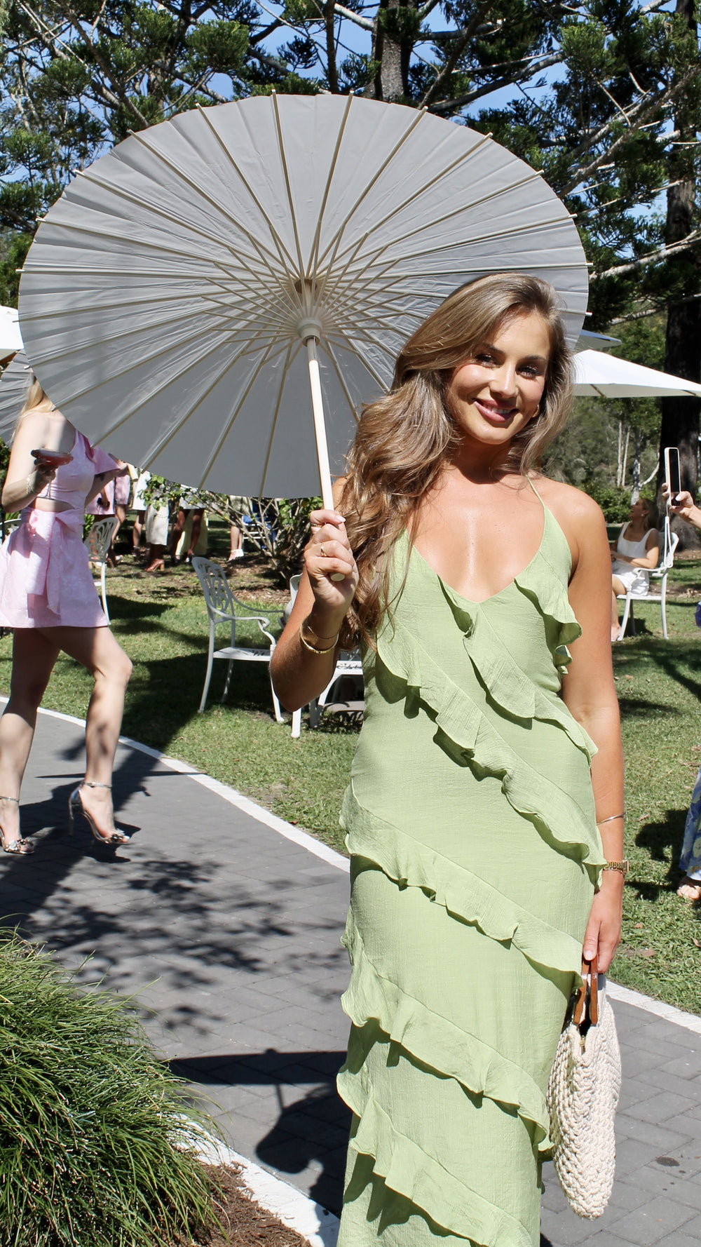 Dress with Playful Ruffles