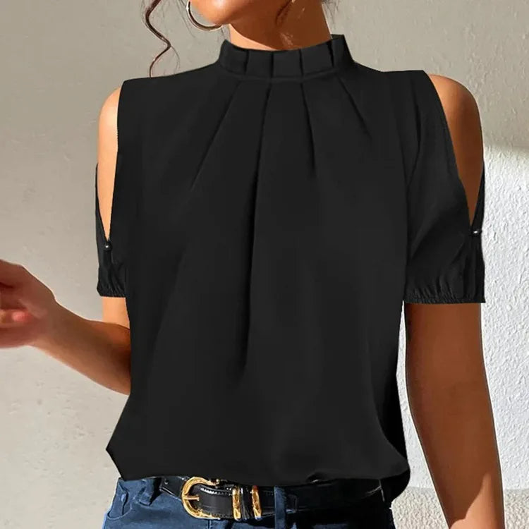 Casual Pleated Top