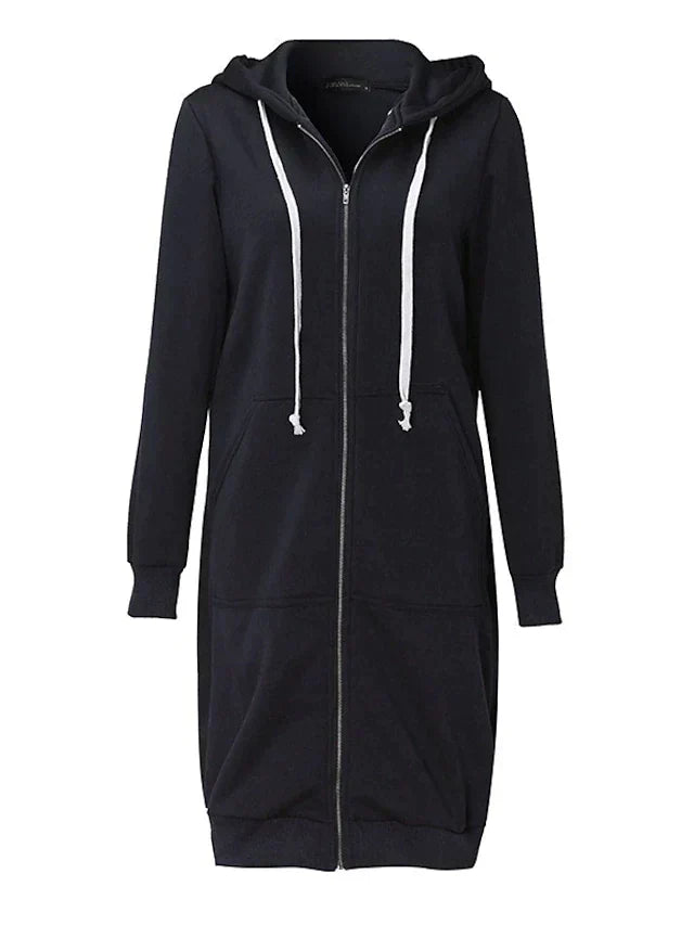 Lysse | Zip-Up Hoodie knee-length
