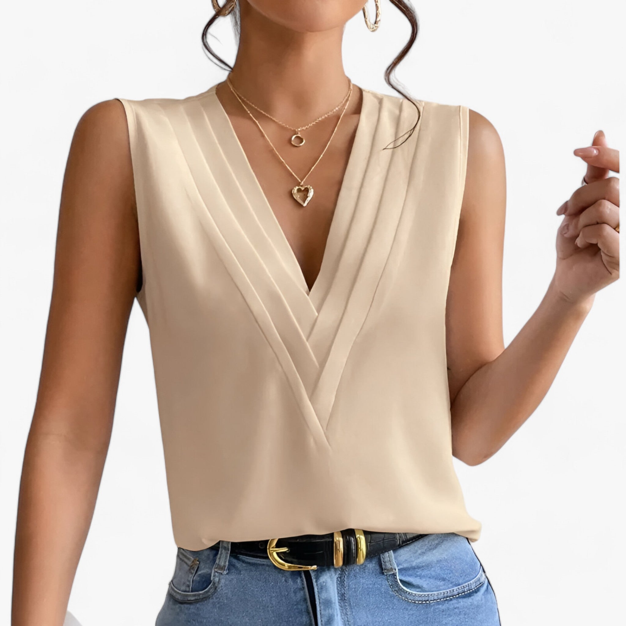 Sleeveless Blousefor Effortless Comfort