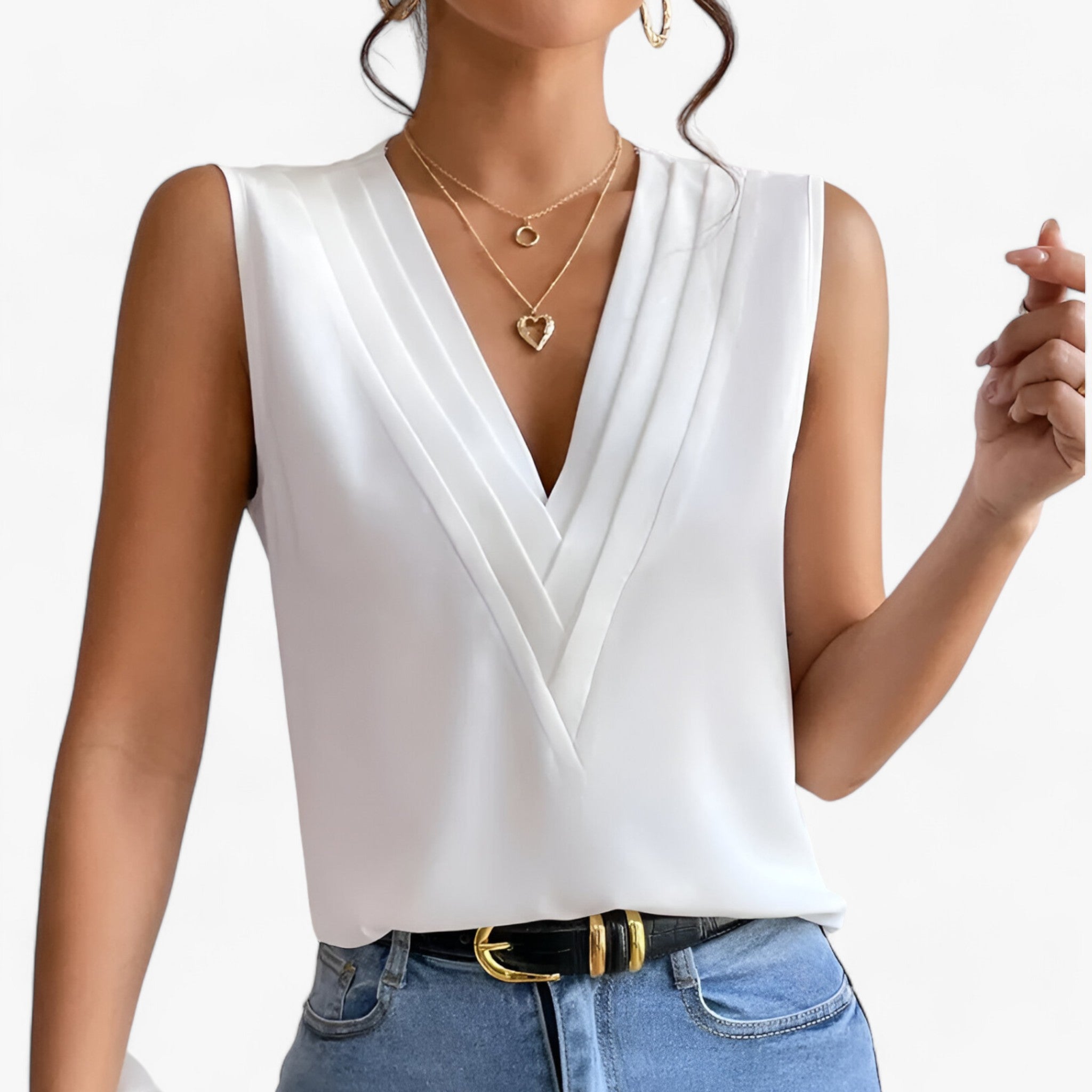 Sleeveless Blousefor Effortless Comfort