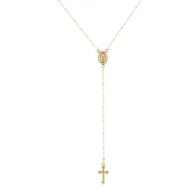 Elegant Rosary Necklace for Women
