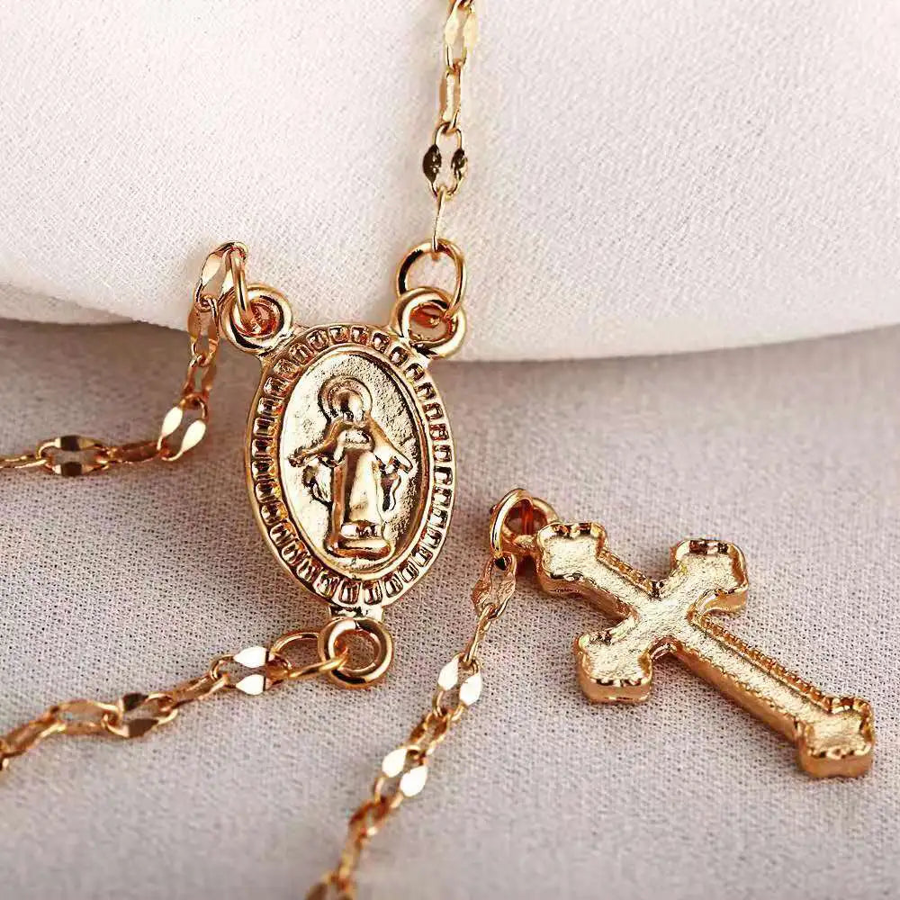 Elegant Rosary Necklace for Women