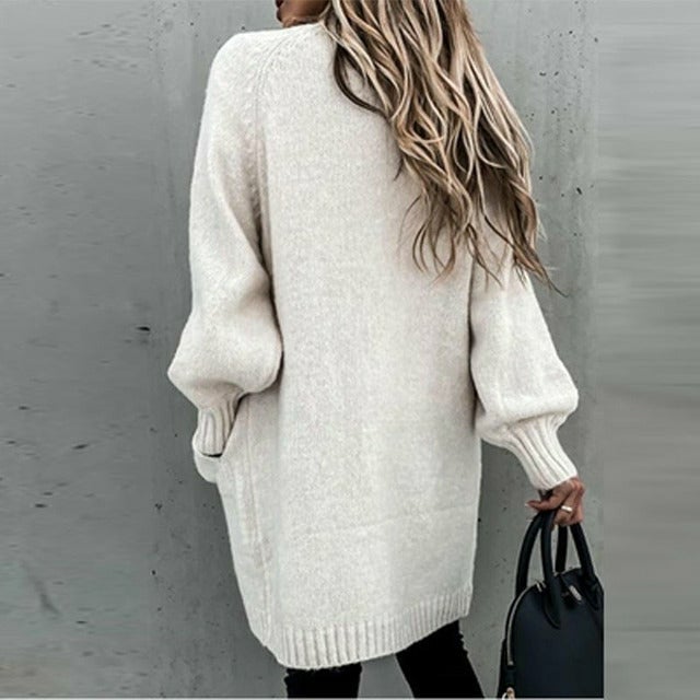 Long, Soft Women's Cardigan With a Casual Fit