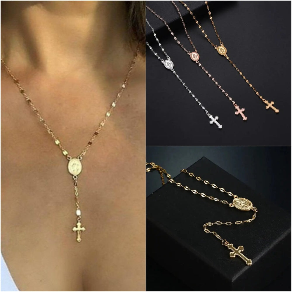 Elegant Rosary Necklace for Women