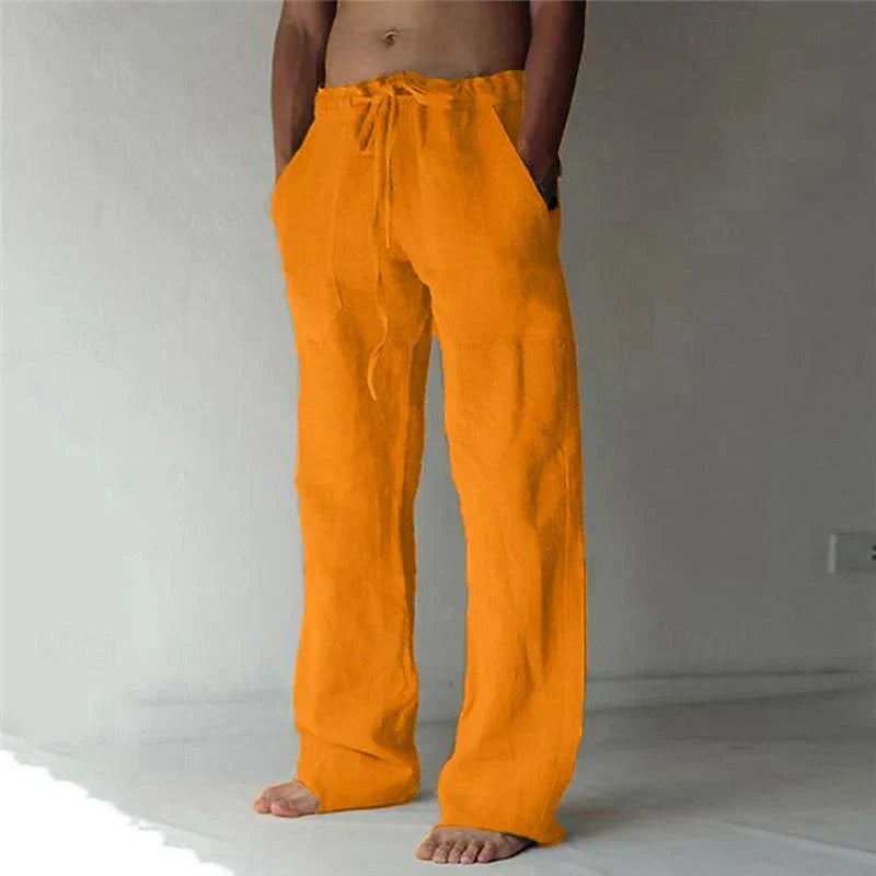 Men's Baggy Linen Pants