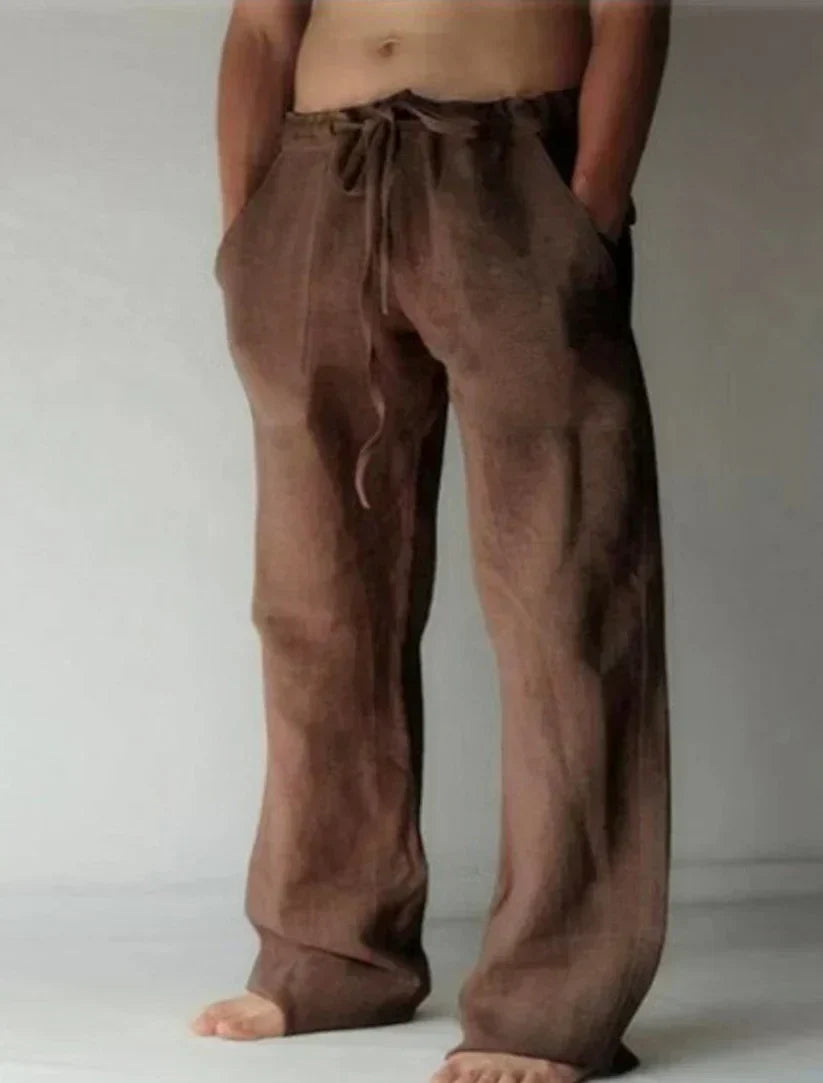 Men's Baggy Linen Pants
