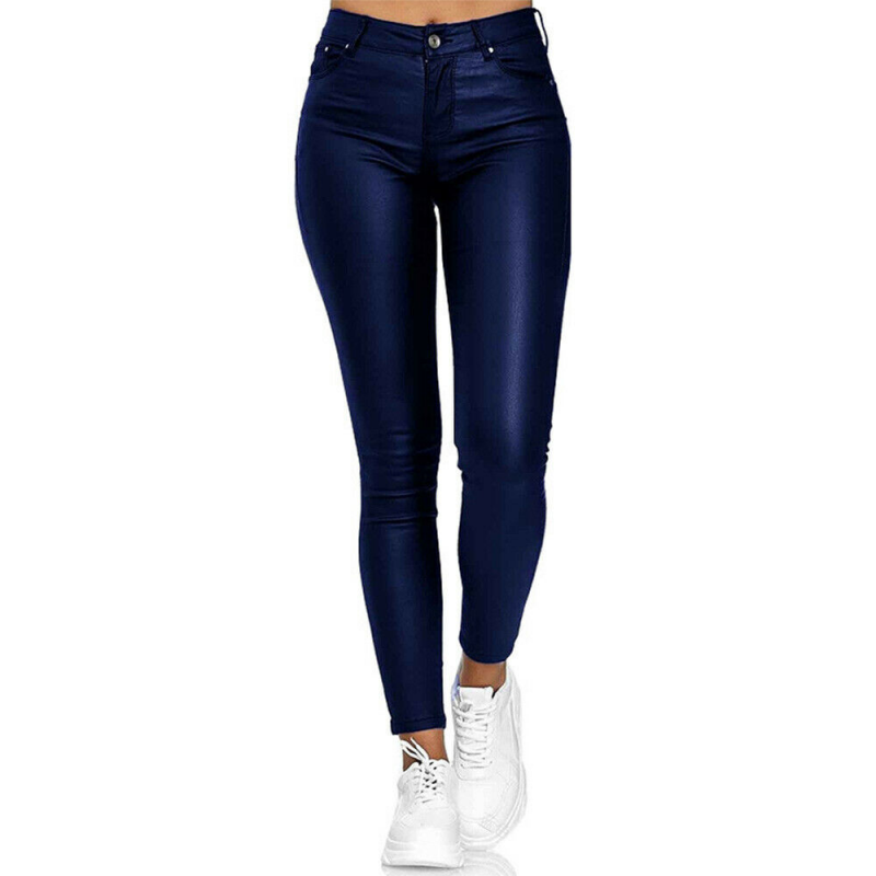 Long Leather Trousers