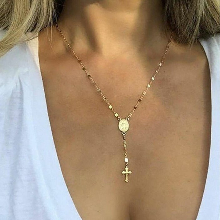 Elegant Rosary Necklace for Women