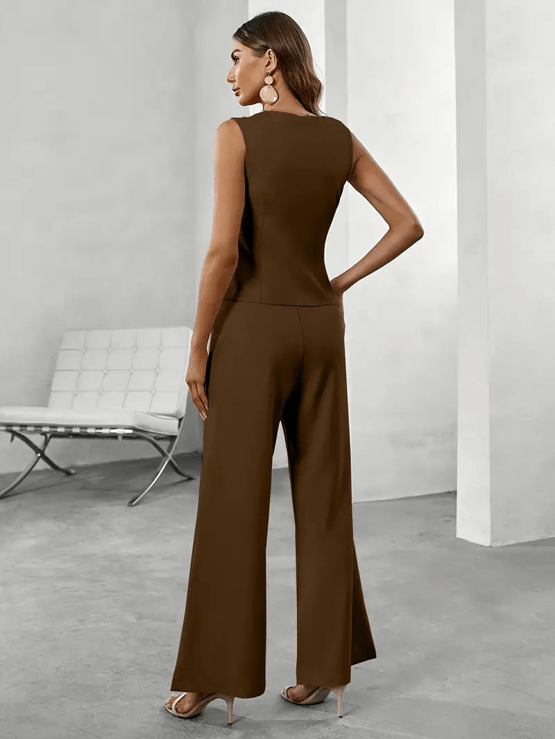 Elegant Jumpsuit Set For Any Occasion Women's Suit