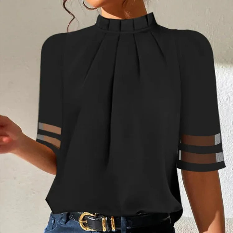 Casual Pleated Top