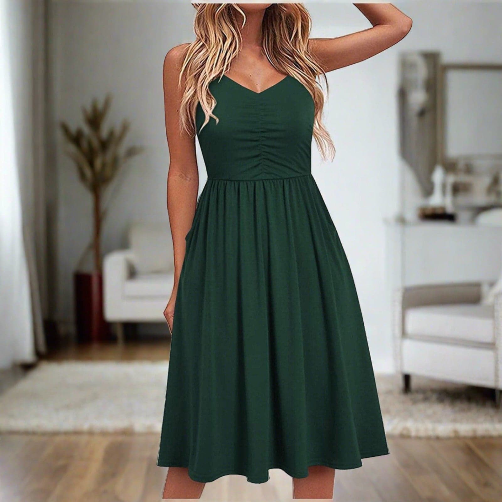 Elegant Midi Dress for Summer