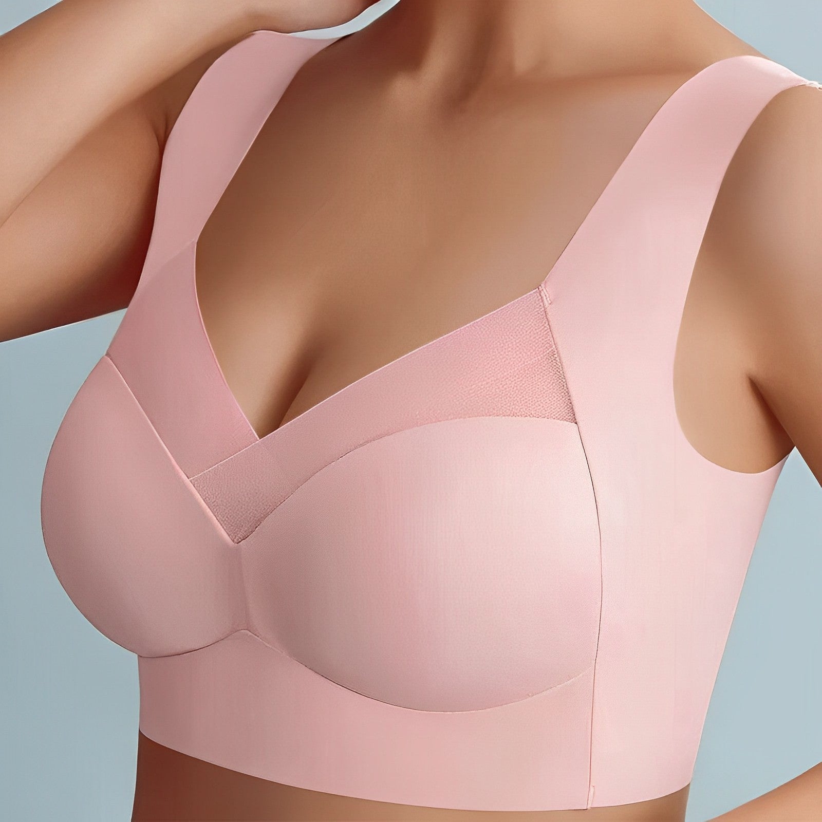 Seamless ergonomic women's bra top