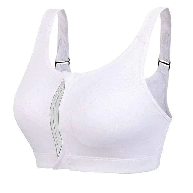A Sports Bra in Large Sizes with Zipper Newly Formulated