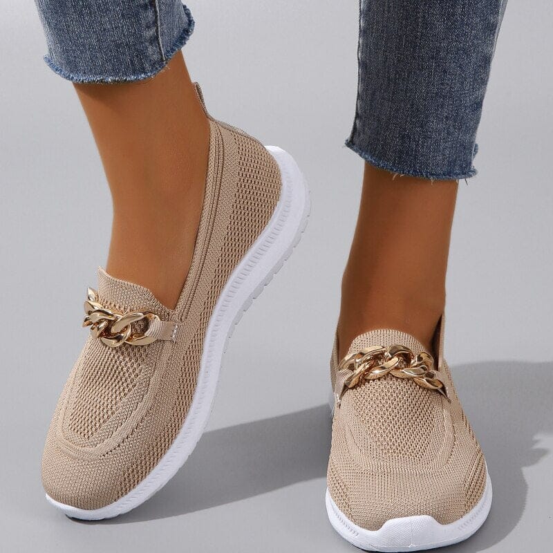 Lysse | Stylish Sneakers With Chain Detail