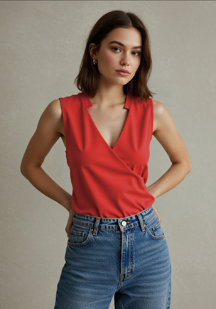 Elegant Sleeveless Solid Top