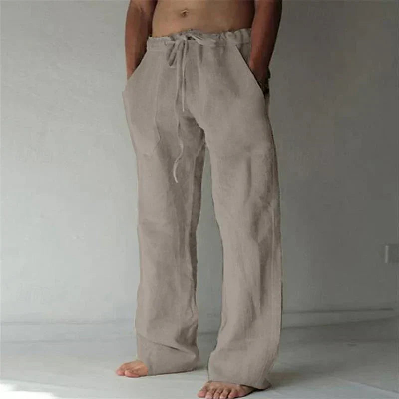 Men's Baggy Linen Pants
