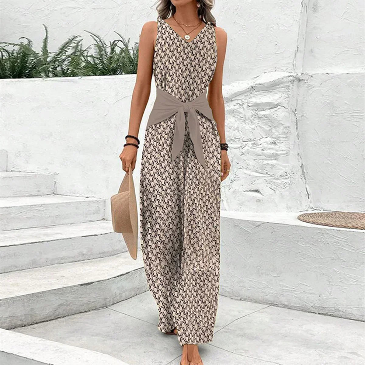 Stylish Cotton Jumpsuit With Elegance