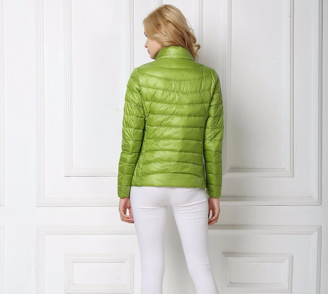 Light Down Jacket With Urban Elegance
