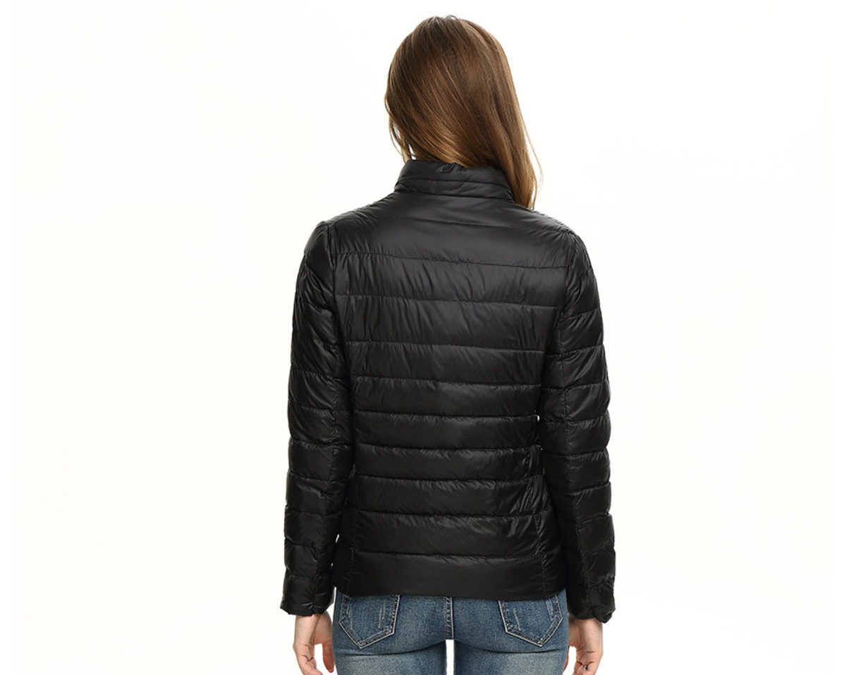 Light Down Jacket With Urban Elegance