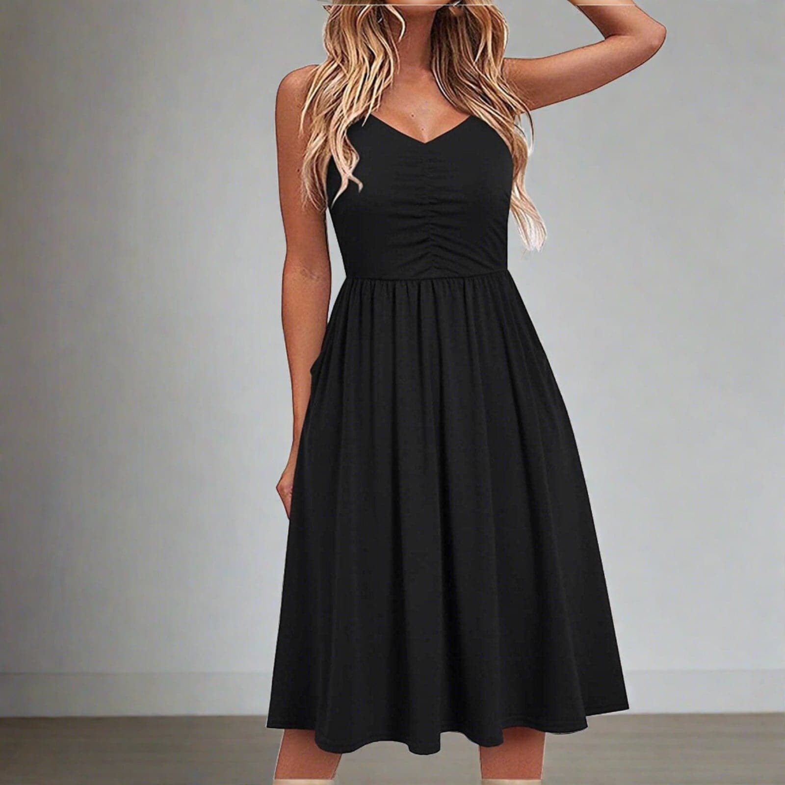 Elegant Midi Dress for Summer