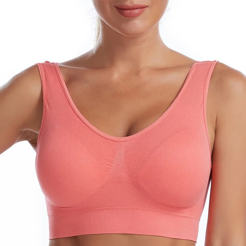 Wireless Plus-size Bra With Padding for Women