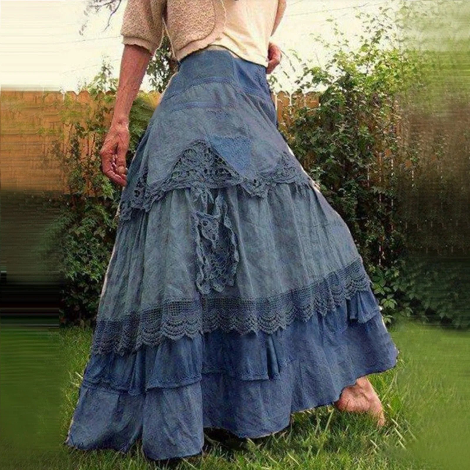 Lace Boho Skirt