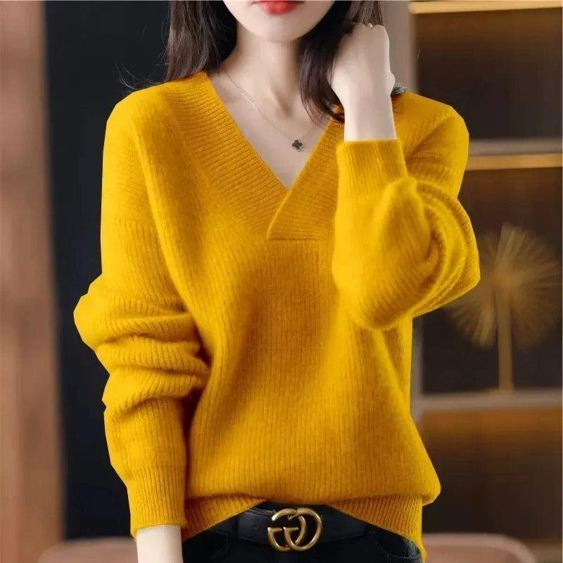 Lysse | Cashmere Sweater With V-Neck For Women