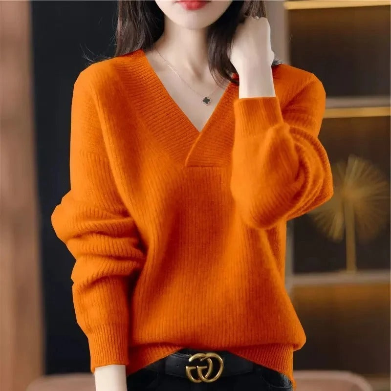 Lysse | Cashmere Sweater With V-Neck For Women