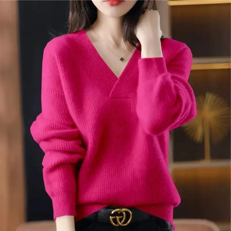 Lysse | Cashmere Sweater With V-Neck For Women
