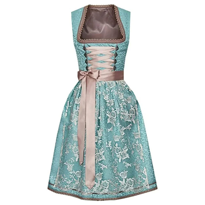 Short-sleeved Dirndl Costume for Oktoberfest
