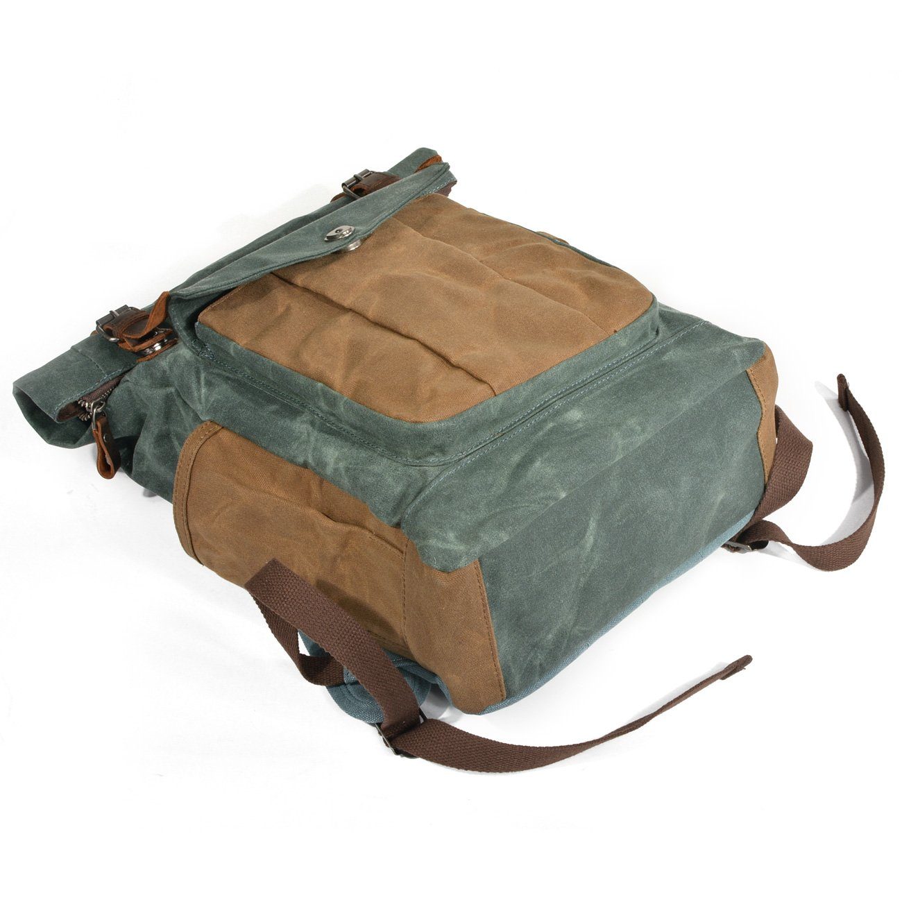 Canvas Rolltop Backpack - Lundastyle - Sustainable and Stylish for Adventurers