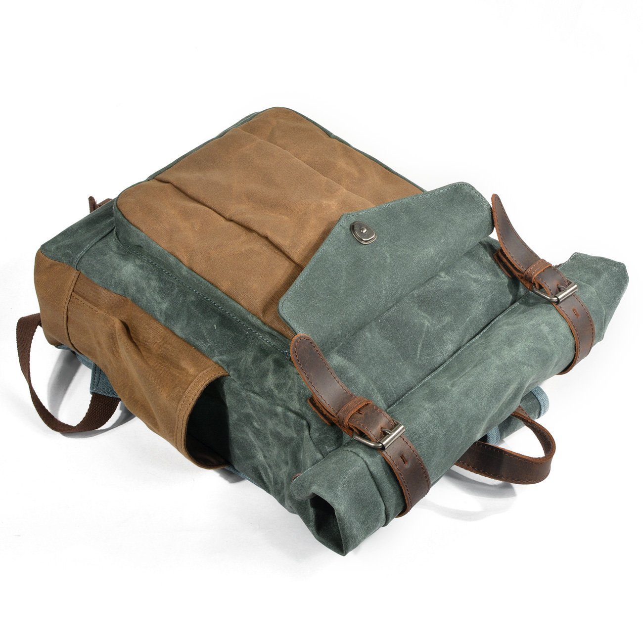 Canvas Rolltop Backpack - Lundastyle - Sustainable and Stylish for Adventurers