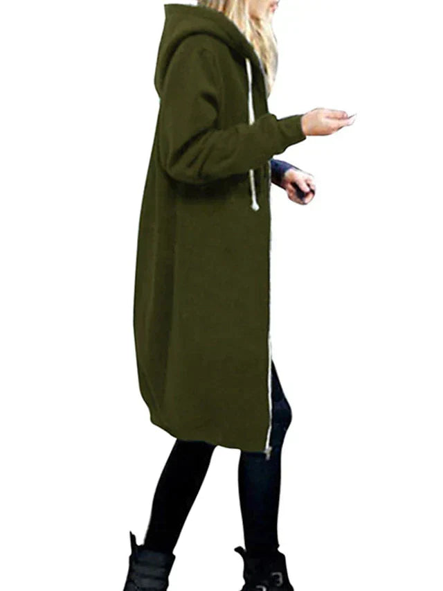 Lysse | Zip-Up Hoodie knee-length