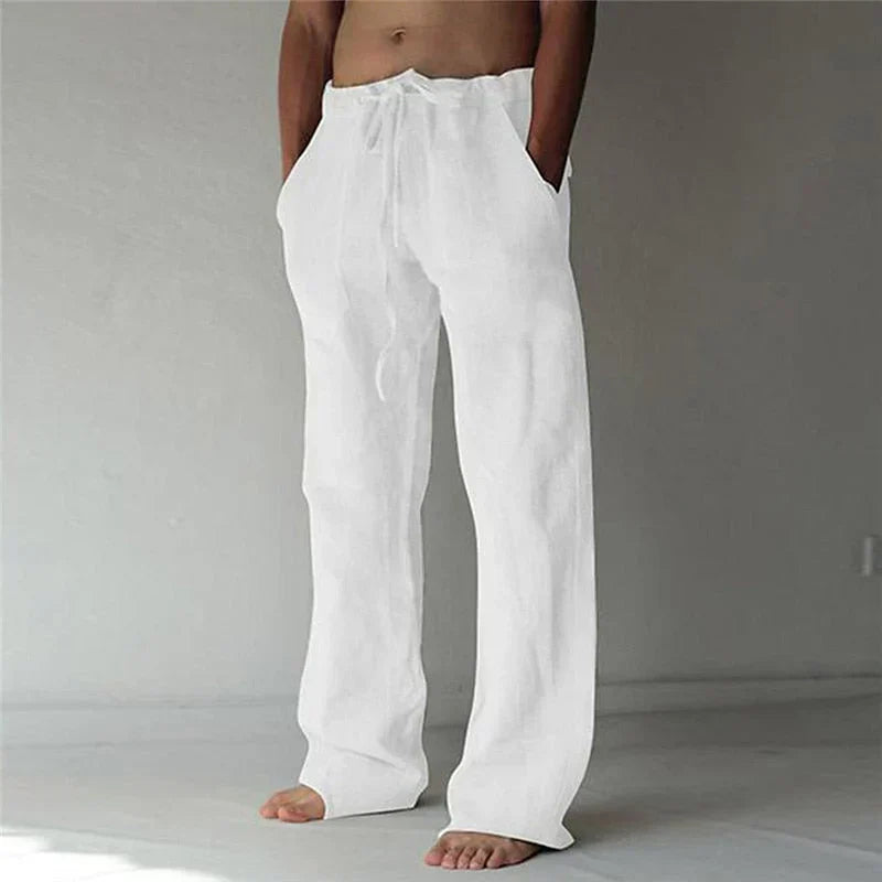 Men's Baggy Linen Pants