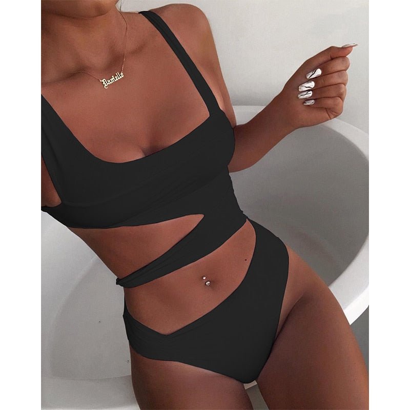 Sexy One-Piece Push-Up Swimsuit